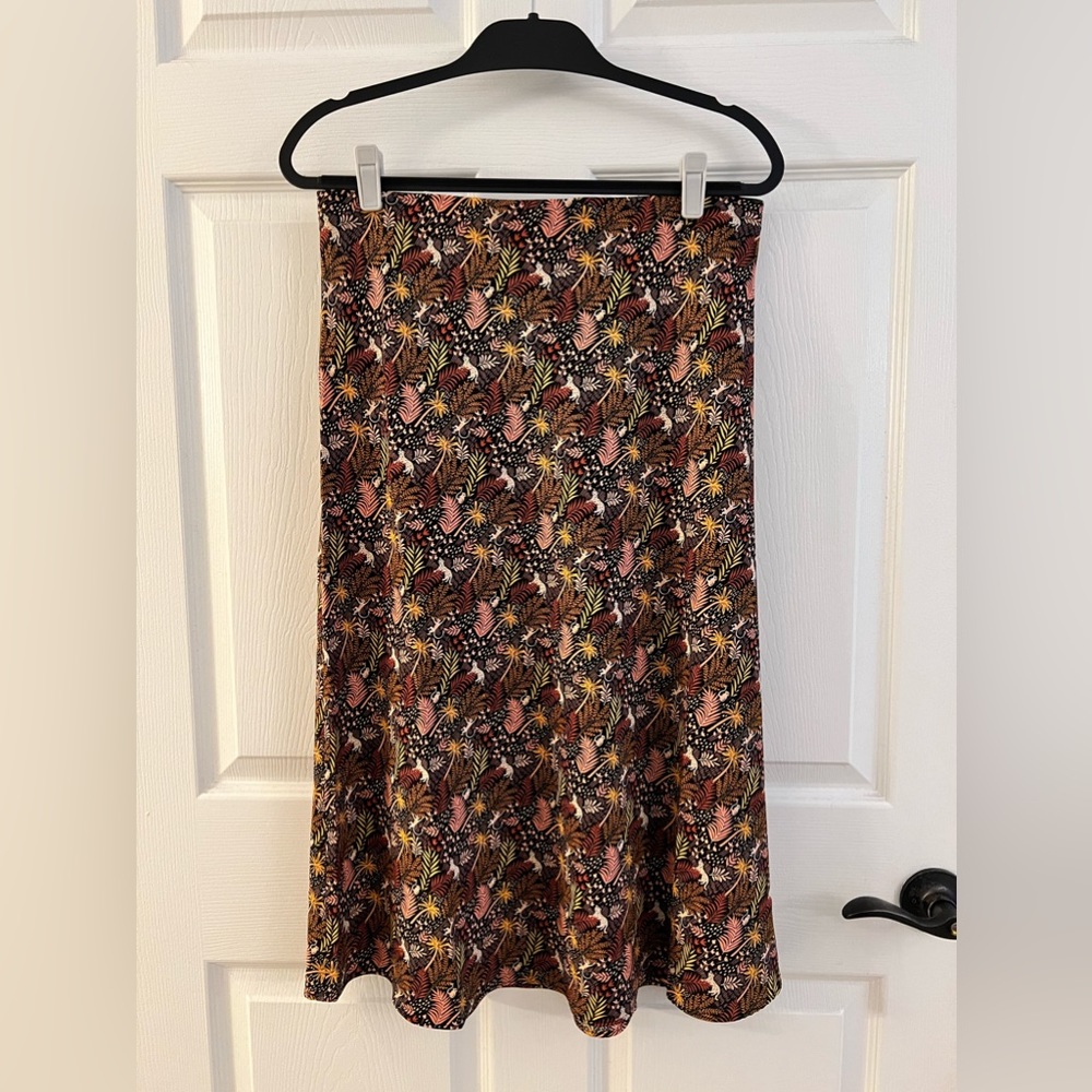 Petite Paradise Bias Midi Skirt